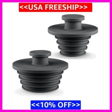 Bathtub Stopper 2pcs Sink Stopper Tub Plug Bathroom Shower Drain Plug Silicone