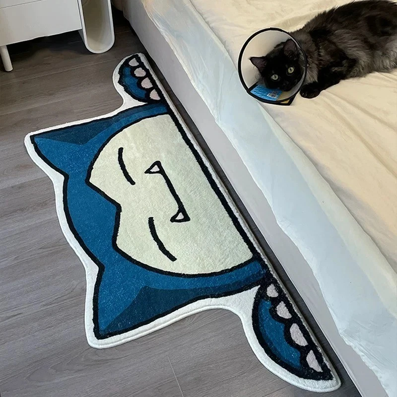 Snorlax Pokemon Rug Soft Non-Slip Carpet Rug Mat Anime Home Decor Gift for Fans