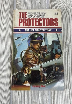 Protector Series Zackary Blue Book 2 The Jet Fighter Trap 1st Scholastic Print