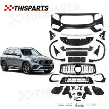 Front Bumper Grille Grill Kit For 20-23 Merce...