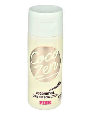 VICTORIA'S SECRET PINK COCO ZEN BODY LOTION COCONUT OIL & VANILLA 3 oz New