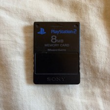 Sony PlayStation 2 8MB Memory Card - Black - SCPH-10020