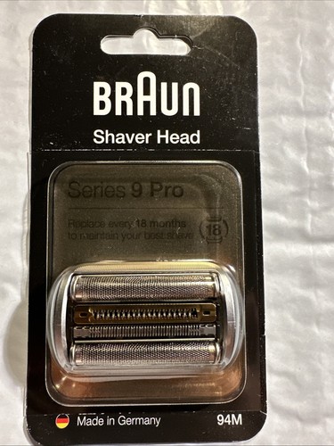 Braun Shaver Heads Replacement 94M Silver Series 9 Pro Electric Razors Sealed