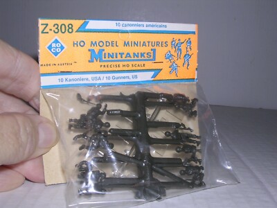 ROCO #Z-308  U.S. Artillery Group 10 - Soldiers  ''Olive''   H.O.Scale 1/87