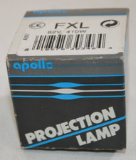 VINTAGE APOLLO FXL Pprojection Lamp Bulb 82V 410W