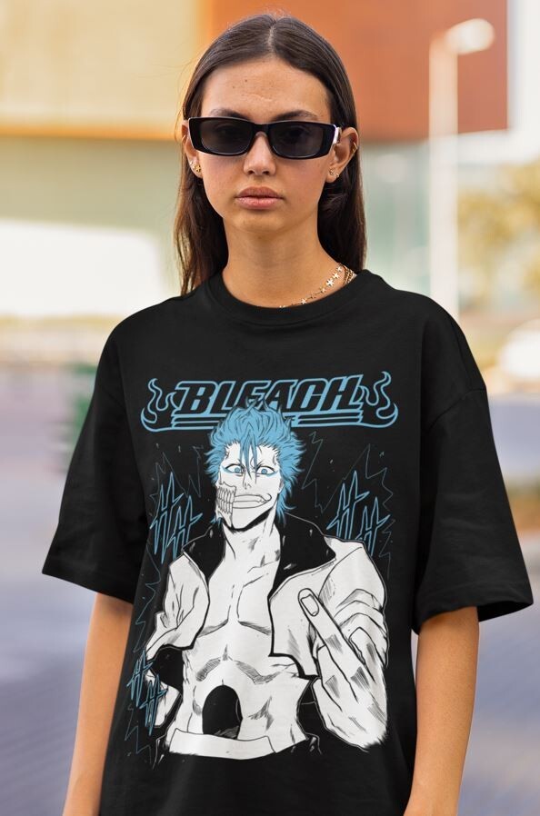 Grimmjow Tshirt Bleach Anime T-Shirt Espada N 4 Shirt Ichigo