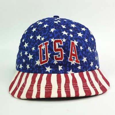 American Flag 9/11 USA Made Snapback Hat Baseball Cap Stars Stripes Patriotic