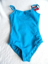 Capezio Turquiose Cami Leotard with Adjustable Strips - Childs Large
