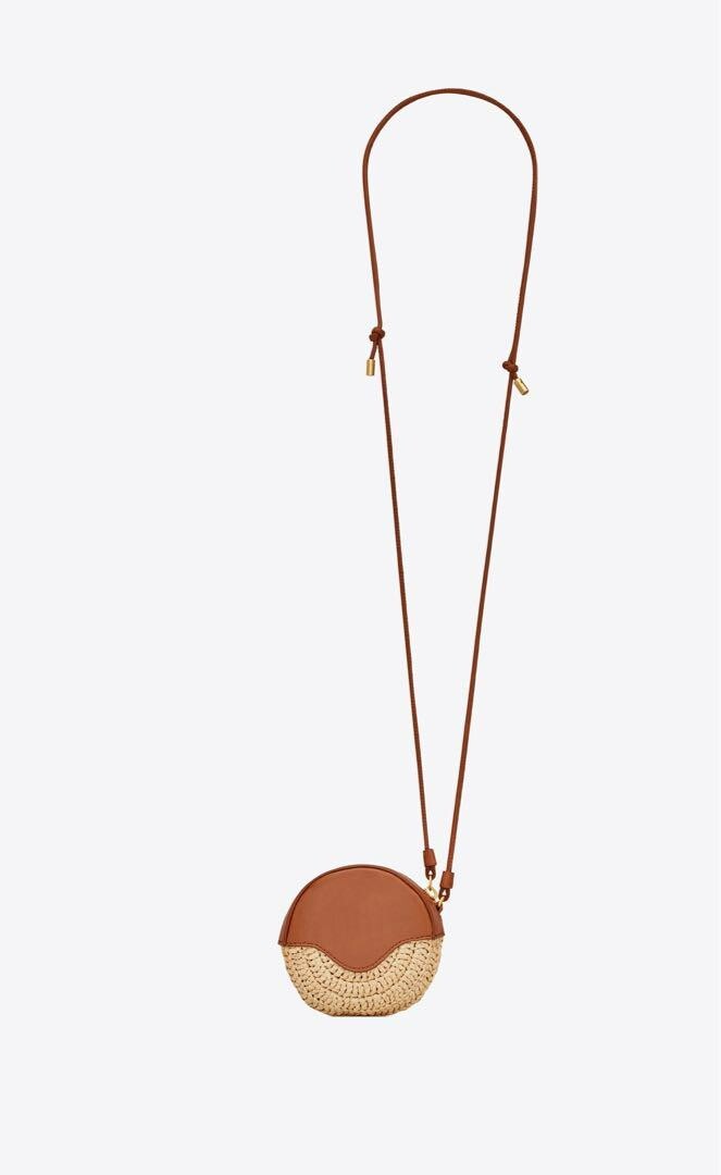 Saint Laurent Mini Borsa a tracolla Borsa a tracolla Moneta Borsa Donna YSL Autentica JP