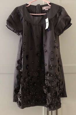 Stella McCartney x  Gap Gray  Kids  Dress  Small  ( 6-7)  $98 New  Wedding Party