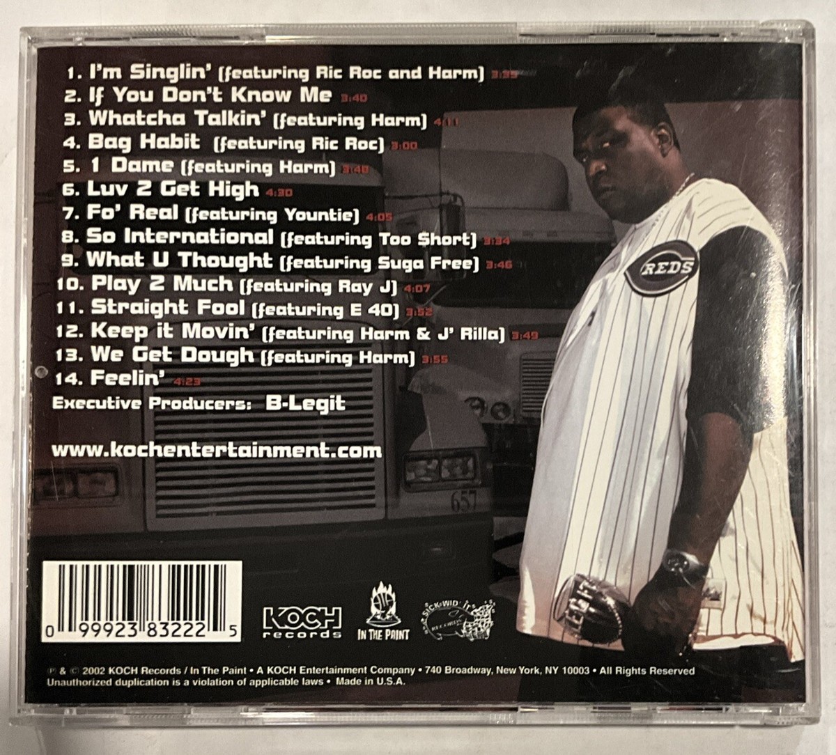 B-Legit - Hard 2 B-Legit CD 2002 Koch Records – KOC-CD-8322