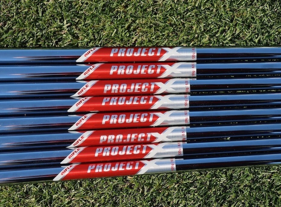 Juego de ejes de rifle Project X Red .355 punta cónica acero hierro 5,5 R+/6,5 X/6,0 S Flex Foto 2 de 4