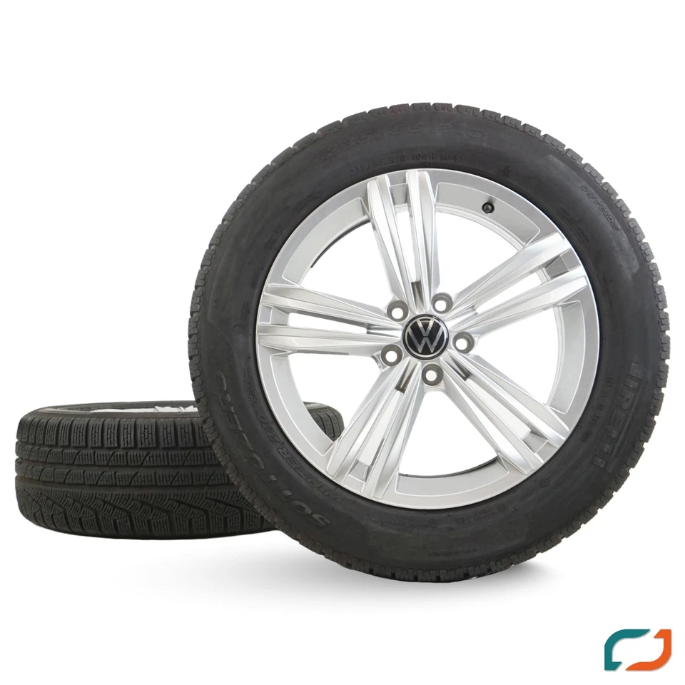 Original VW Tiguan 2 AD1 5NA Winterräder Winterreifen Sebring 18 Zoll DOT22 - Bild 3 von 4