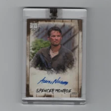 TOPPS WALKING DEAD AUTOGRAPH COLLECTION AUSTIN NICHOLS/SPENCER #/58  HTF ITEM!