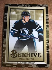 WILL SMITH 2024-25 UD Extended Hky BEEHIVE GOLD RC Parallel #BH-5 SJ Sharks
