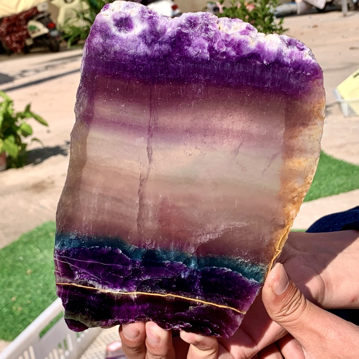Fluorite Slab Slices Fluorite Slab Slices