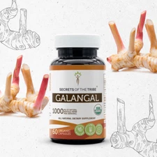 Secrets Of The Tribe Galangal Capsules, 500 mg
