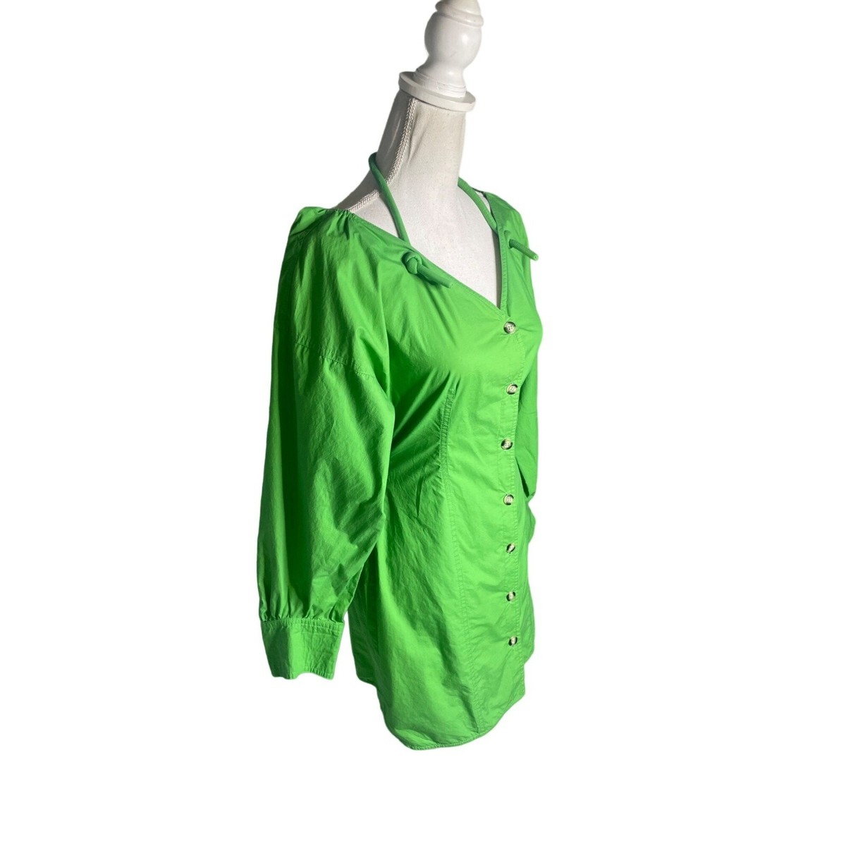 Nanushka Alyssa Mini Dress Green Womens Size XS | eBay
