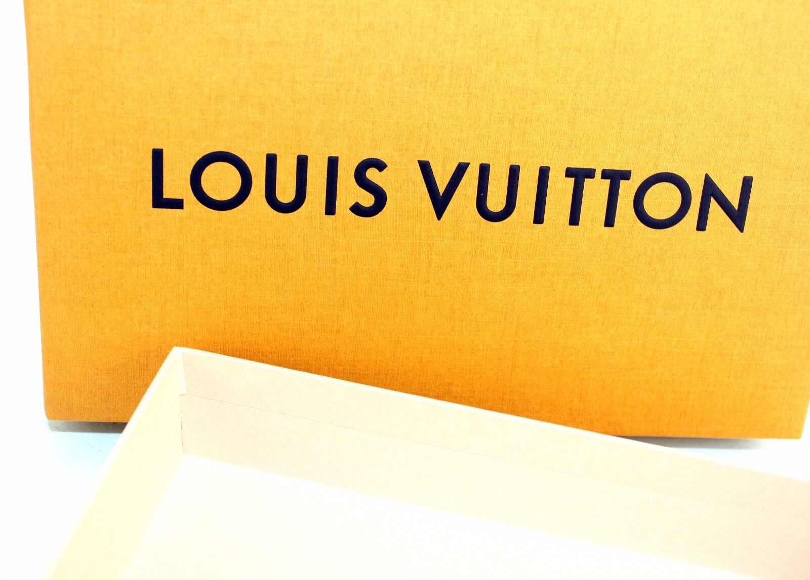 Louis Vuitton golden yellow rectangular storage gift box in 2023