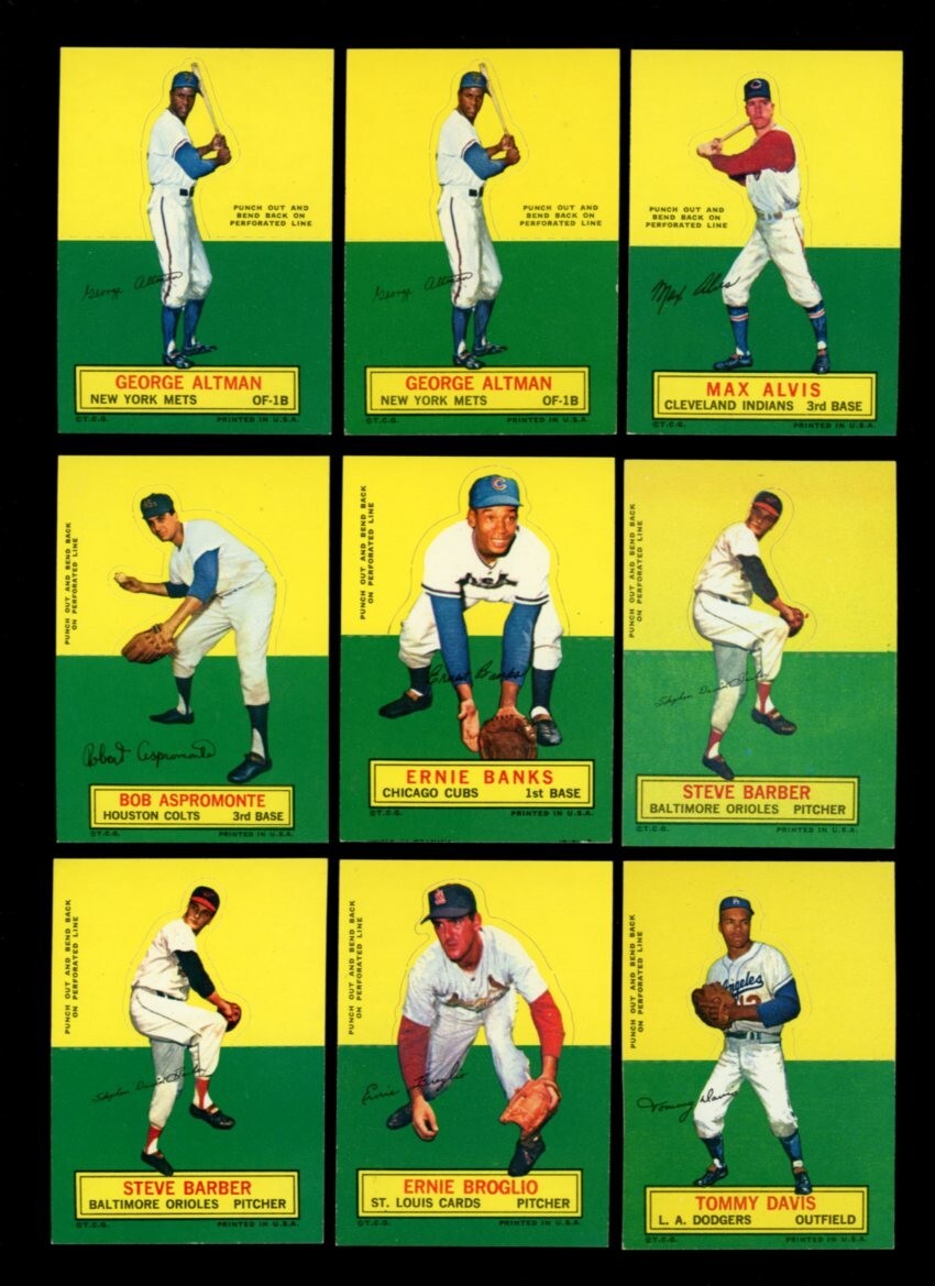 1964 TOPPS STANDUP BASEBALL LOT OF 30 EXMT W/STARS *317601 eBay
