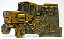 International Harvester IH Trademark Logo 5288 Tractor Number 1 One Belt Buckle