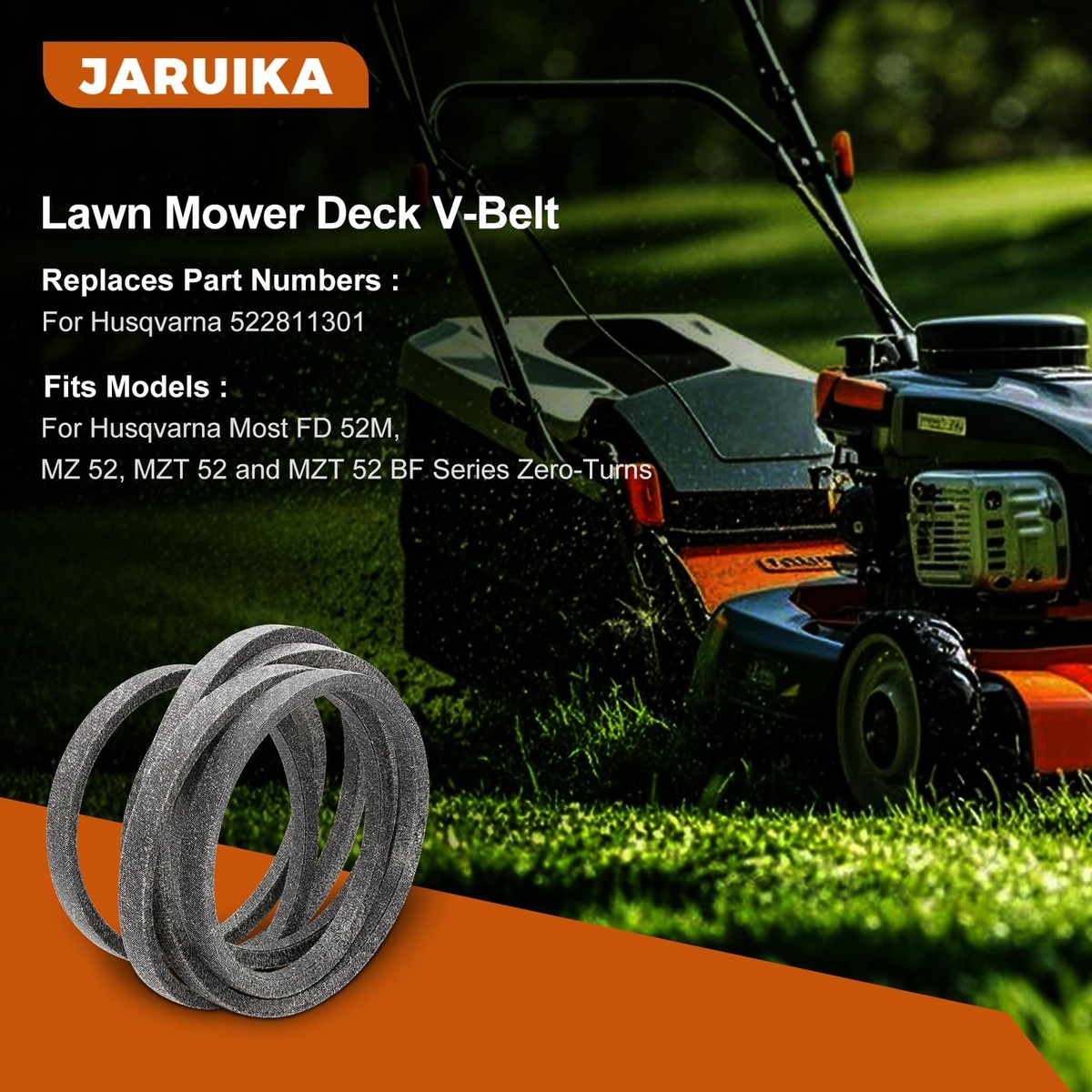 Husqvarna Parts Husqvarna Mz 52 Parts Lawn Mower Deck Belt 5/8