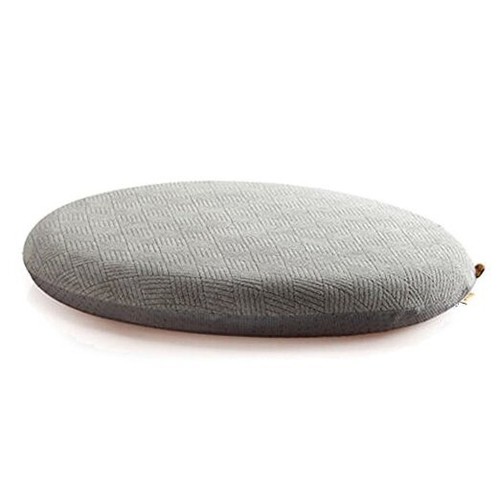 Memory-Schaum Sitzkissen rutschfest weich rund Hocker Kissen Stuhl 16 Zoll grau