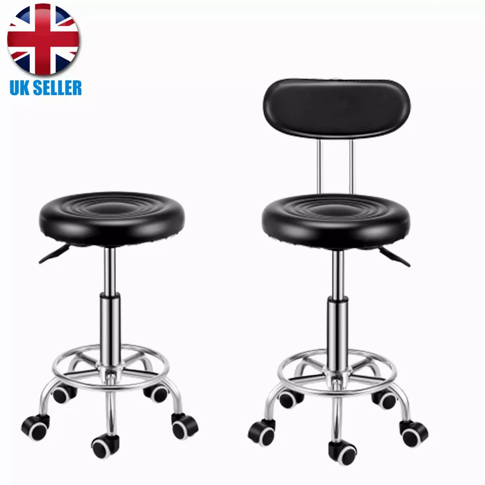 Adjustable Beauty Spa Salon Stool Massage lift-Hairdressing Swivel UK Bar Stool