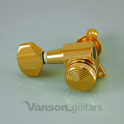 6 goldene Vanson LOCKING Tuner für Stratocaster Telecaster Strat Tele * SP07GDLH
