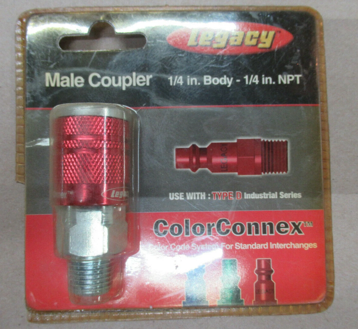 LEGACY A73420D MALE COUPLER 1/4
