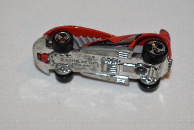 Vintage 1990 Hot Wheels Shark Park Red Speed Shark Teeth 1/64