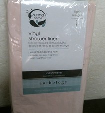 Zenna Home 27FFMV Vinyl Shower Liner Cashmere, FREE SHIPPING
