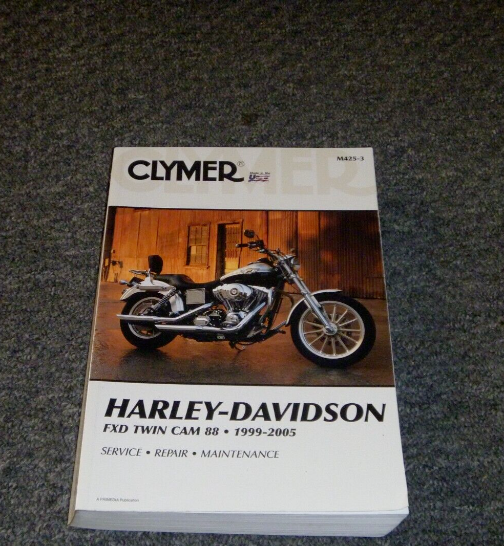 2002 Clymer Harley Davidson Super Glide Motorcycle Service Repair