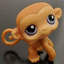 Hasbro Littlest Pet Shop Monkey Figurine - Loose