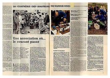 1985 : Document (Ref TR 1987) : CONFRERIE DES AMATEURS DE VAPEUR VIVE (2 p)
