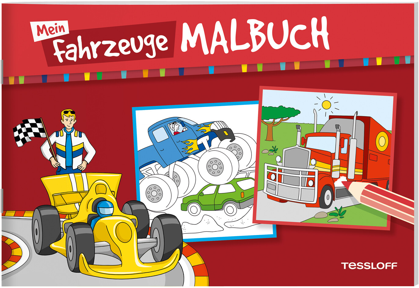 Thumbnail - Unbekannt. / Mein Fahrzeuge-malbuch