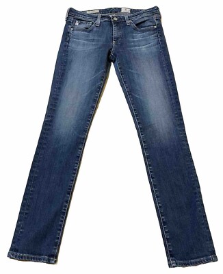 ag adriano goldschmied the stilt cigarette leg jeans AG Adriano Goldschmied Jeans The Stilt Cigarette Leg Medium Wash Denim  Women 27R