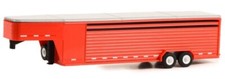 GOOSENECK Livestock Trailer 26 foot  - red - Greenlight 1:64