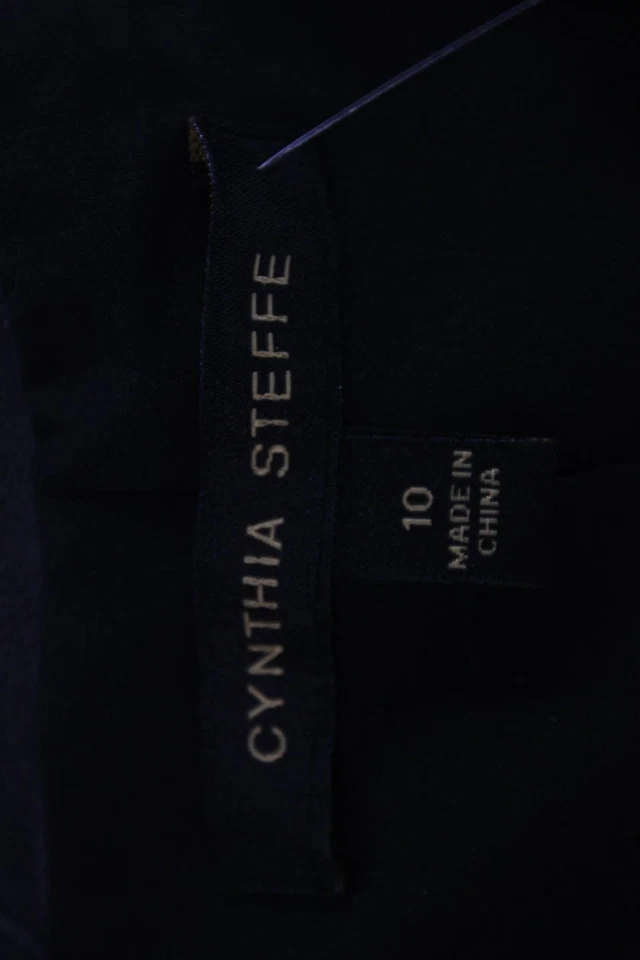 Blazer Cynthia Steffe Mujer Verde Manga Larga Cremallera Cuello Redondo Talla 10 Foto 4 de 4