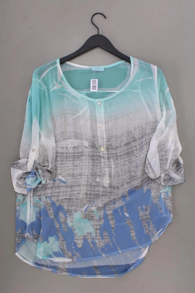 ✅ pink Classic Bluse für Damen Gr. OneSize, L 3/4 Ärmel türkis ✅ - Bild 4 von 4