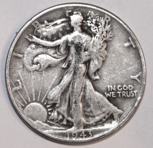 1943-P Walking Liberty Half Dollar - Very Fine - #0976EC