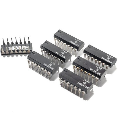 Texas Instruments Hex Inverter Logic IC SN15836N PDIP-14 DTL Series Vintage 70's