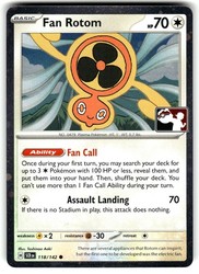 Fan Rotom 118/142 Stellar Crown Cosmos Holo Play! Prize Pack Promo