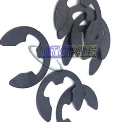 ONE Assortment Set Pack Carbon Steel External Retaining Ring E-Clip  120Pcs #pq