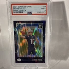 2024 Donruss Optic - Rated Rookie Drake Maye #229 Purple Shock Prizm RC PSA 9