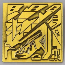 Monster Hunter 20th Anniversary Badge Beans Valfalk 4.45cm Collectible