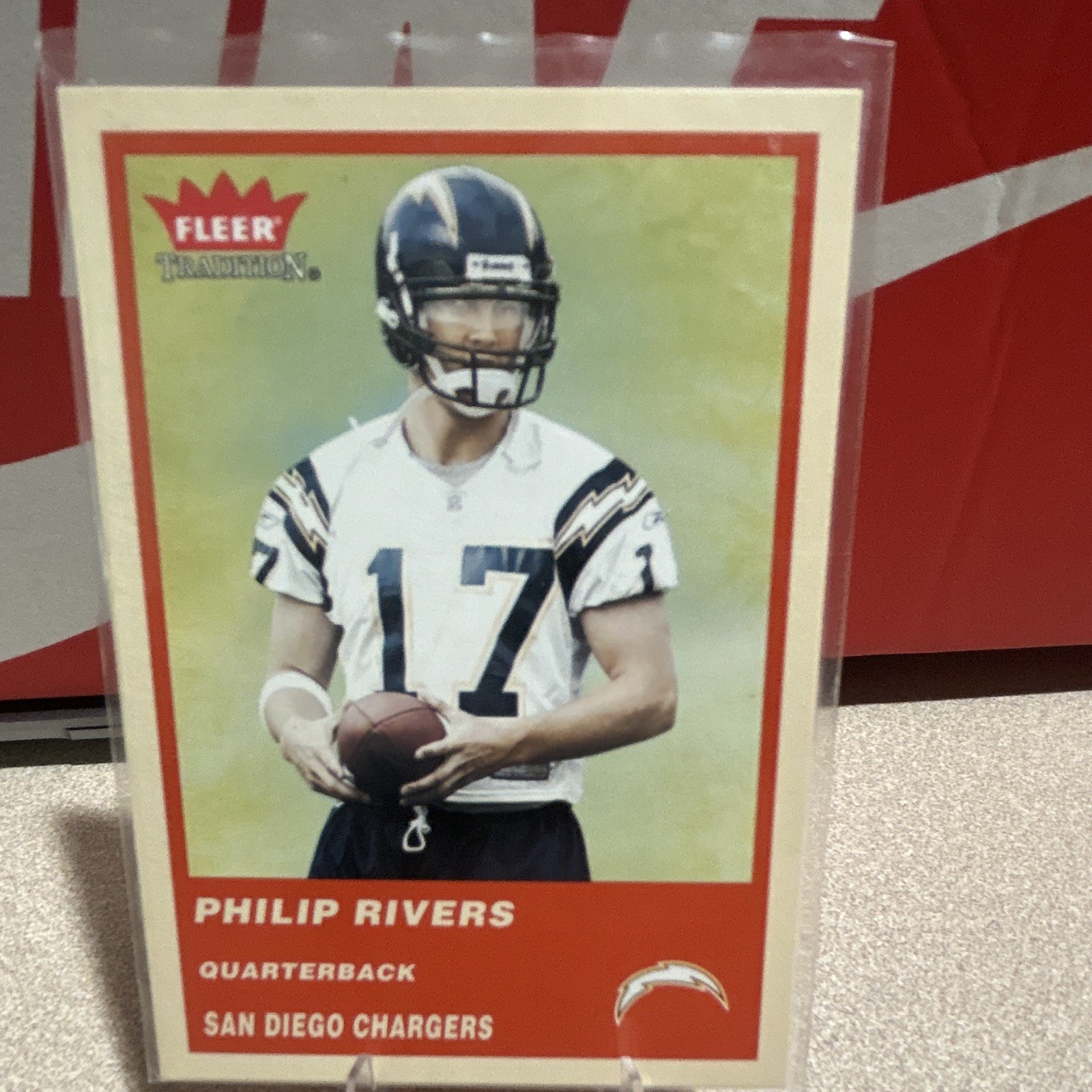 Fleer 2004 Fleer Tradition Philip Rivers RC #337 San Diego Chargers Football