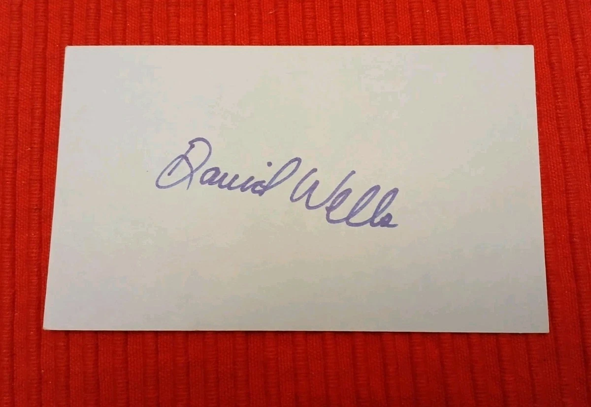 David Wells MLB Original Autographed Items for sale | eBay