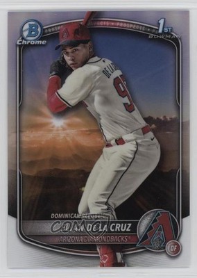 2025 Bowman Chrome Prospects International Refractor Elian De La Cruz 00jv
