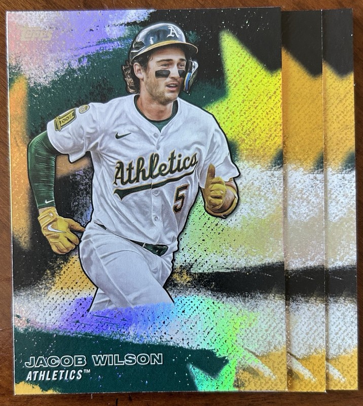 2026 Topps 3-Card Lot Stars Of MLB Inserts RC JACOB WILSON Athletics!! SMLB-30